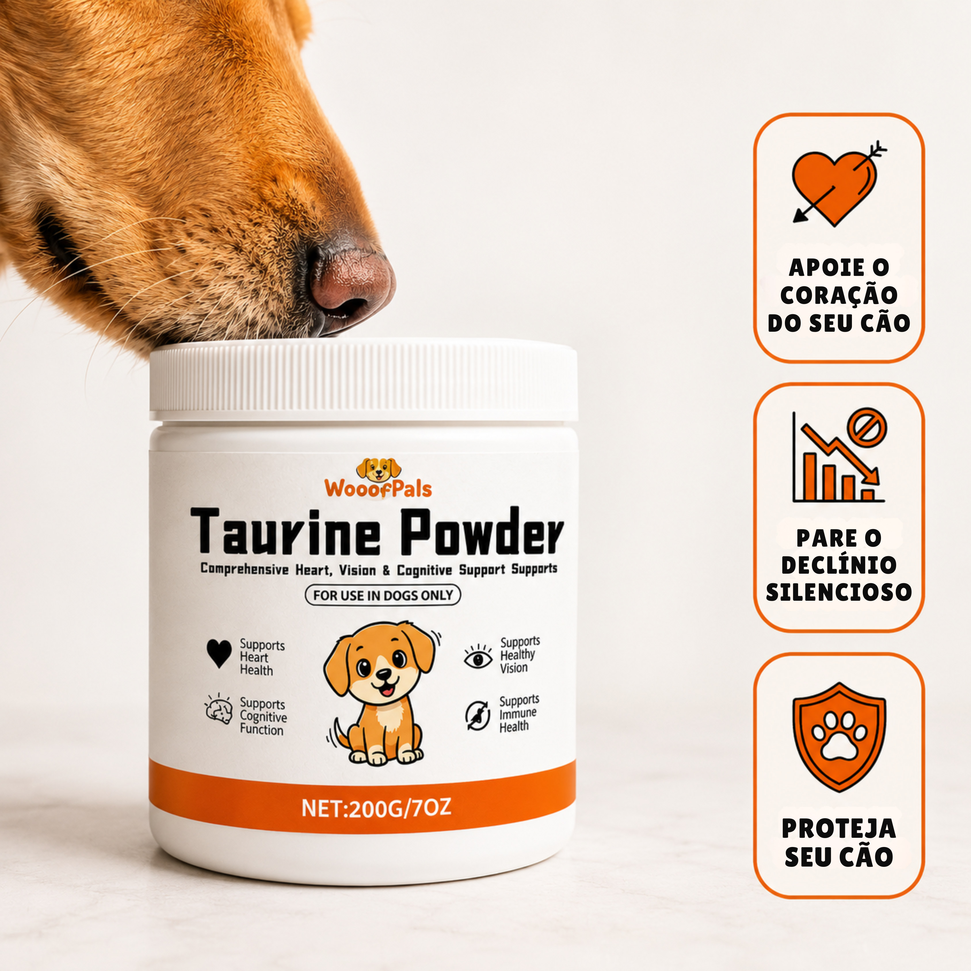 Puppwell™ Taurine for Dogs — Heart Support & Longevity