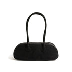 Atelier Bowling Bag – Parisian Vegan Suede Zip-Top Shoulder Handbag