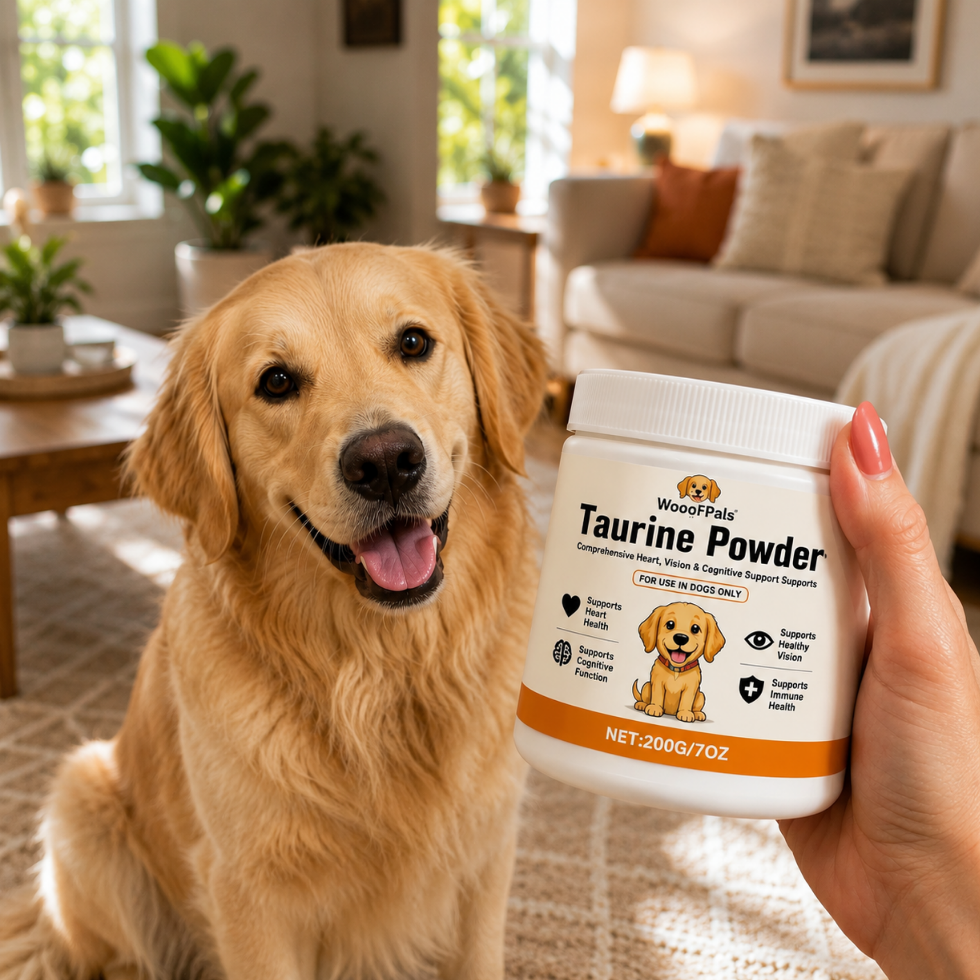 Puppwell™ Taurine for Dogs — Heart Support & Longevity