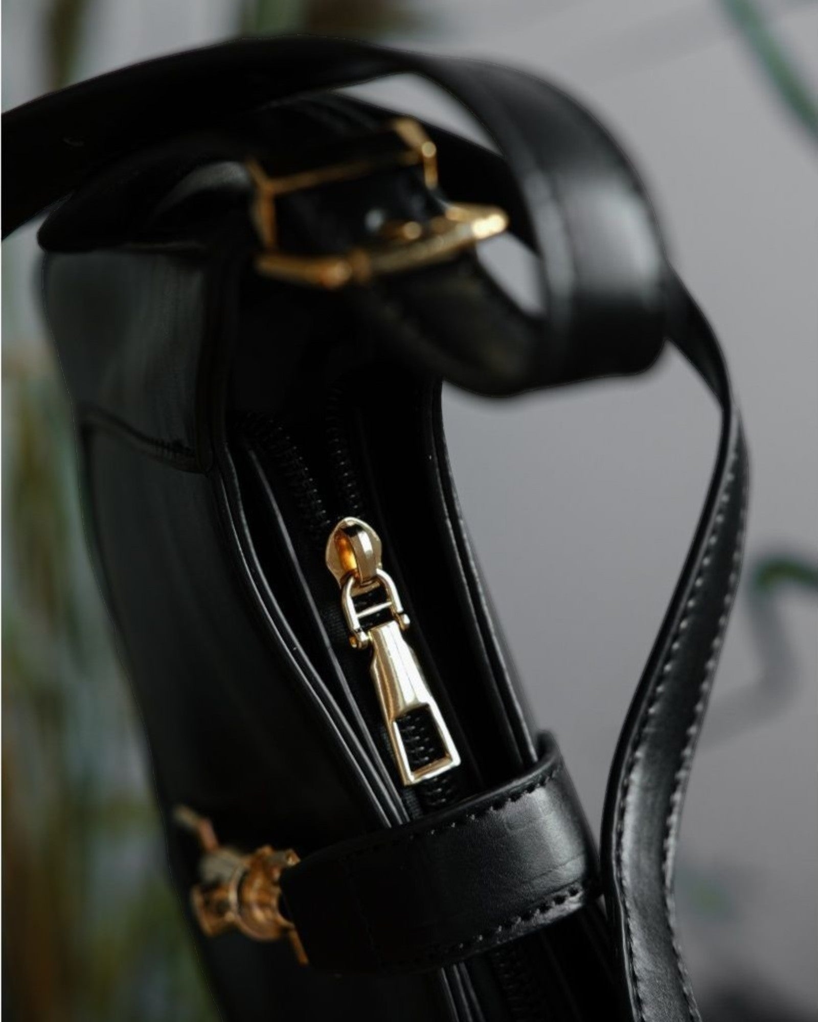 Amoit Paris Hobo Bag – Parisian Vegan Leather Bamboo Hardware Shoulder Bag