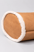 Lumière Paris Bucket Bag – French Vegan Shearling Drawstring Shoulder Bag